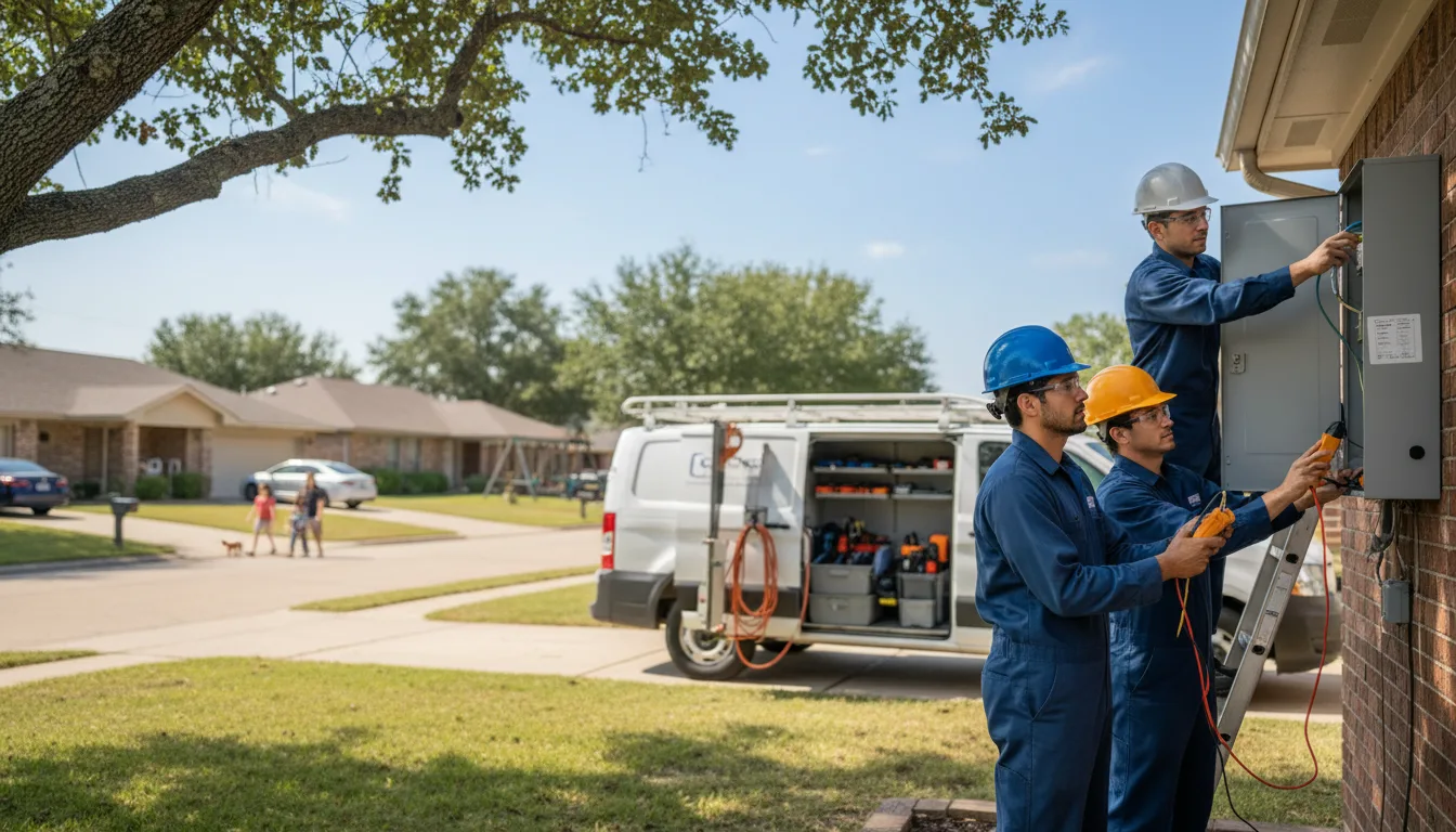 Certified electrician providing emergency electrical services in Stanville, KY